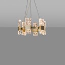 Loft Industry Modern - Bricks Cold Chandelier V2